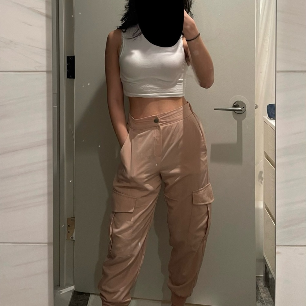 Zara Pink Jogger Pants XS